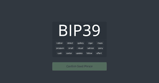 Bip 39 to Secure Crypto seed phrase