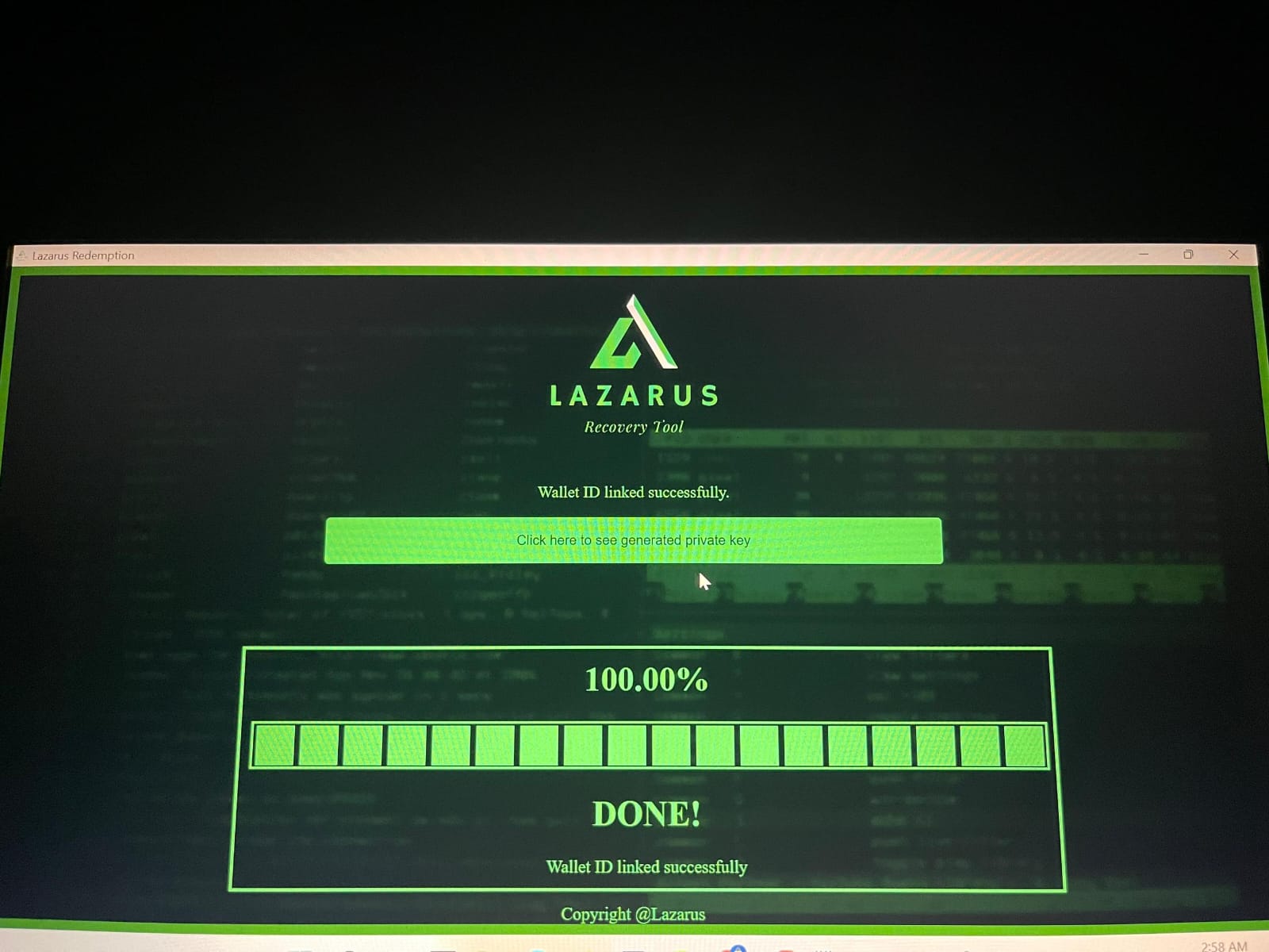 Lazarus Redemption Recovery Software